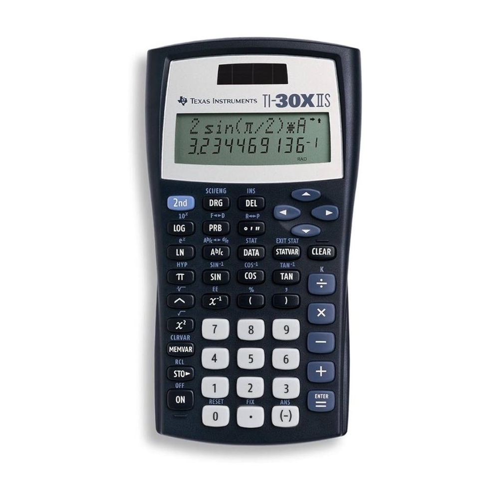 Texas Instruments TI-30XIIS Blue and White Calculator